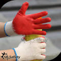 10G Latex coated gloves/Safety Glove/work gloves,economy smooth latex glove